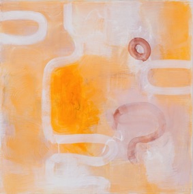My Sunrise, akryl 2014, 110x110 cm, foto KOS